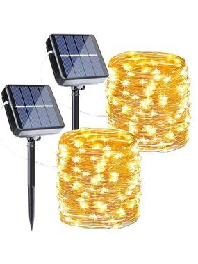 Solar String Lights Outdoor Waterproof Fairy Lights 240 LED Patio Garden 80FT